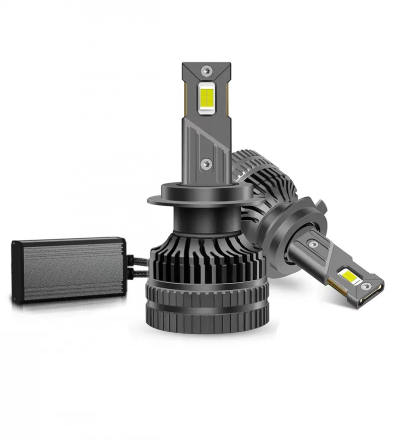 Комплект LED крушки H7 – 12V-24V 60W 6500LM 6000K CANBUS без грешки - 0