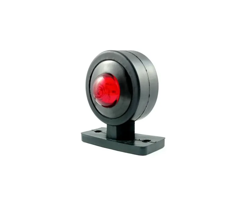 Мини LED Габаритна Светлина тип рогче - Червен / Бял 12V-24V - 0