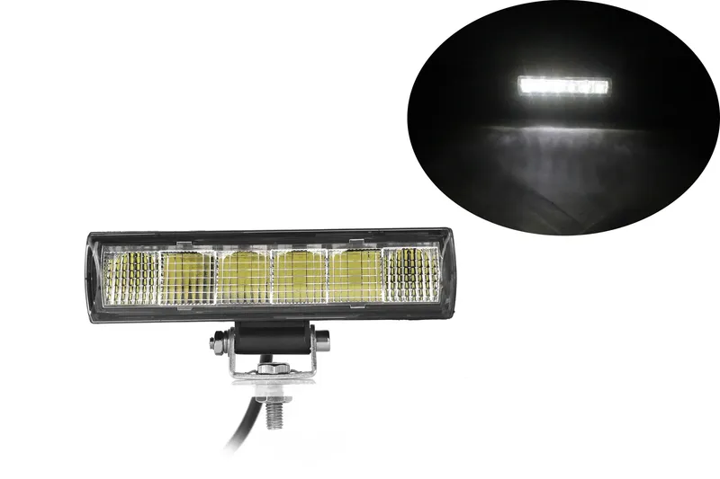 15,4 См LED Лед Бар с Комбинирана Combo Светлина, Е-Mark, 18W, 6 LED, 1500lm, 12V-24V, Автомобил, АТВ, Джип, 4х4, SUV, Offroad, Камион,Ролбар - 0