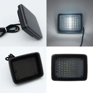 LED бяла задна светлина – габарит с 70 LED диода, 12–24V, опушен