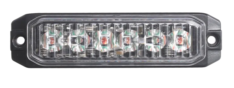 6 LED Блиц Светлина Мигаща Аварийна Лампа За Пътна Помощ Жълта 12V - 24V - 0