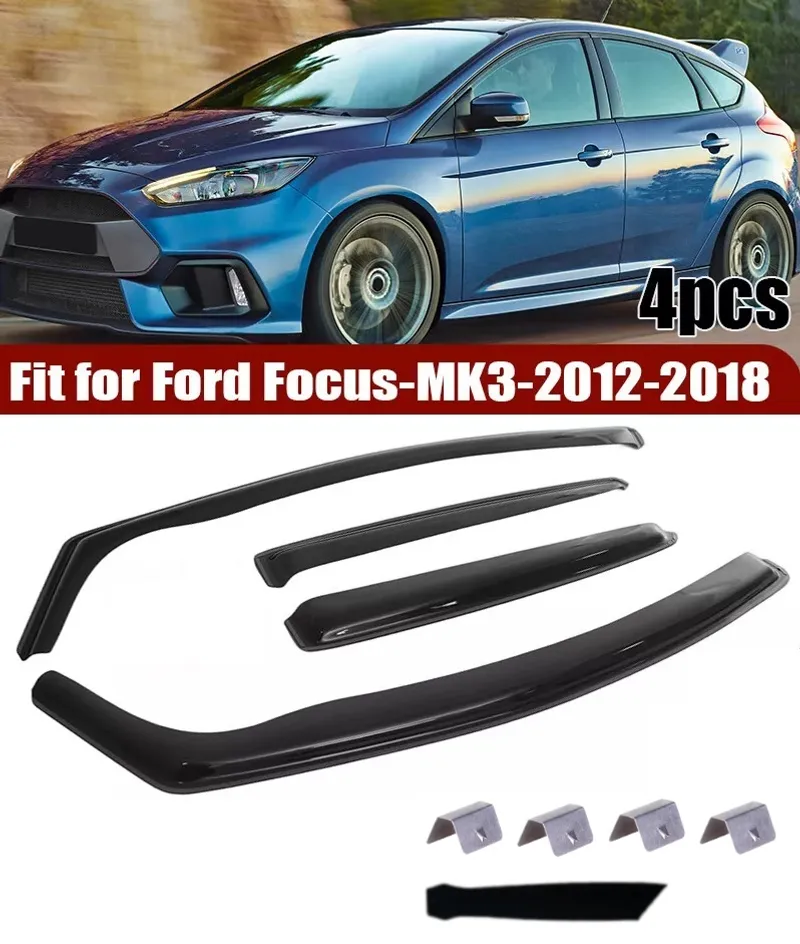 Комплект от 4бр. ветробрани за FORD FOCUS MK3 4/5 врати 2011-2018 - 0
