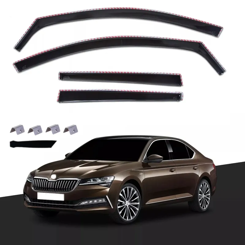 Комплект от 4бр. ветробрани за SKODA SUPERB 2015+ - 0