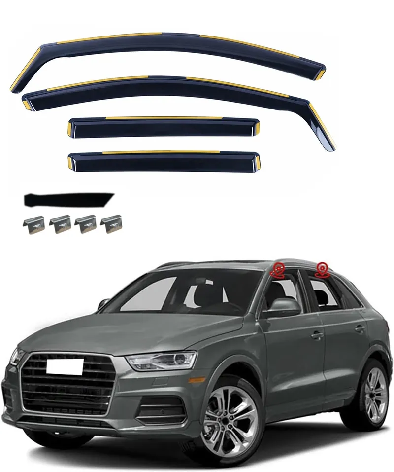 Комплект от 4бр. ветробрани за Audi Q3 I 2012 - 2018 г. - 0