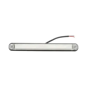 Бял LED Габарит / Маркер с NEON ефект - 16 диода 12V-24V 235mm