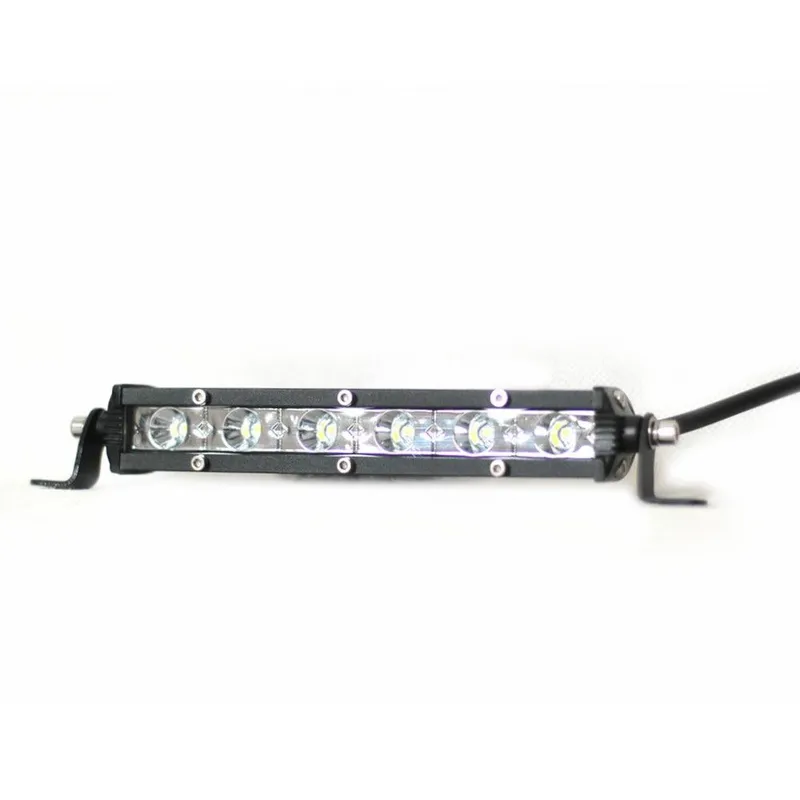 18,5 См Мощен LED бар Flexzon с насочена Spot светлина 18W 6 LED 12V 24V АТВ, Джип, 4х4, Offroad, Камион - 0