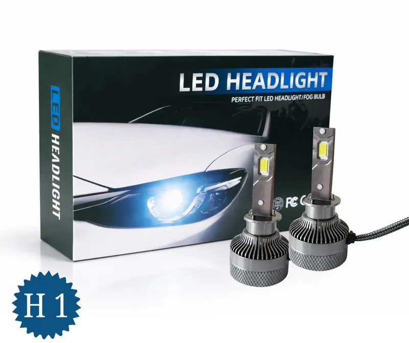 Комплект LED крушки H1 – Smart CSP технология, CANBUS, 70W, 12–24V - 0