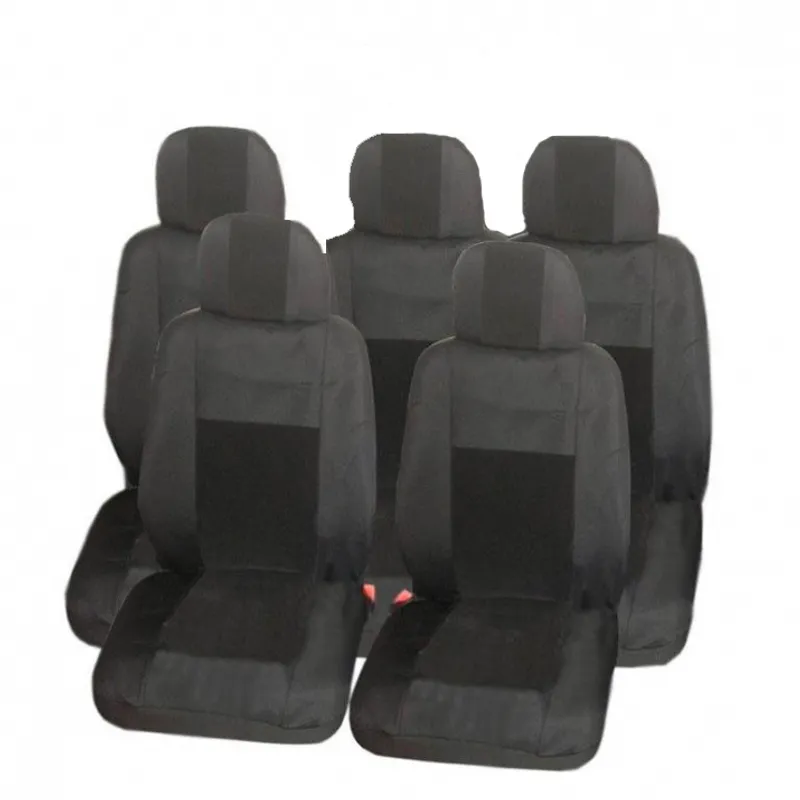 Калъфи тапицерия Flexzon за Ford S-MAX, C-MAX, VW Touran, Sharan, Toyota Corolla Verso, Текстил, Черна - 0