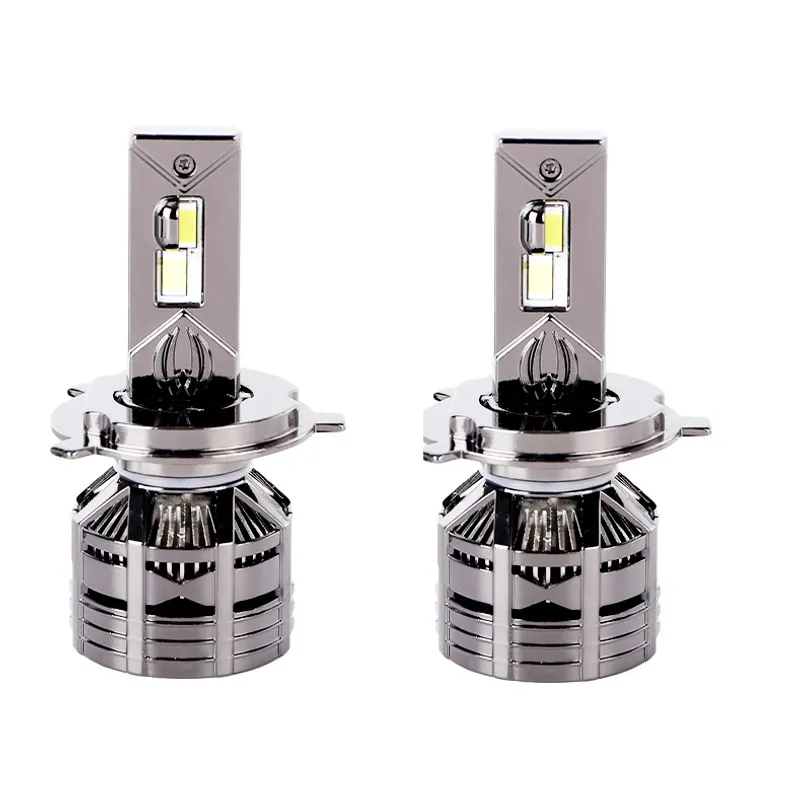 Комплект LED крушки H4 12V 150W 15000lm за фарове Canbus без грешки 6000К къси/дълги - 0