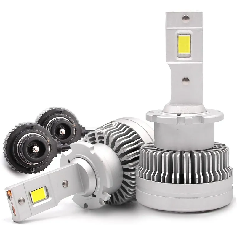 Комплект от 2 броя LED диодни крушки D2S за xenon 12-24V 50000lm Canbus без грешки 6000K - 0