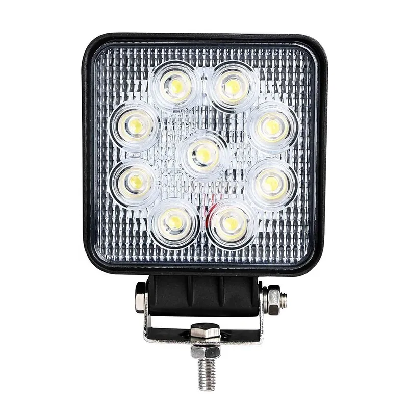 Универсален Лед LED Халоген Фар Работна Лампа 12V - 24V за автомобил офроуд бус ван камион - 0