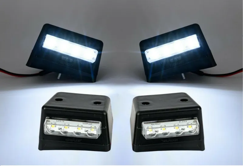 Комплект Лява и Дясна LED Габаритни Светлини 12V за покрив Transit Mk5 Mk6 1991-2006 - 0