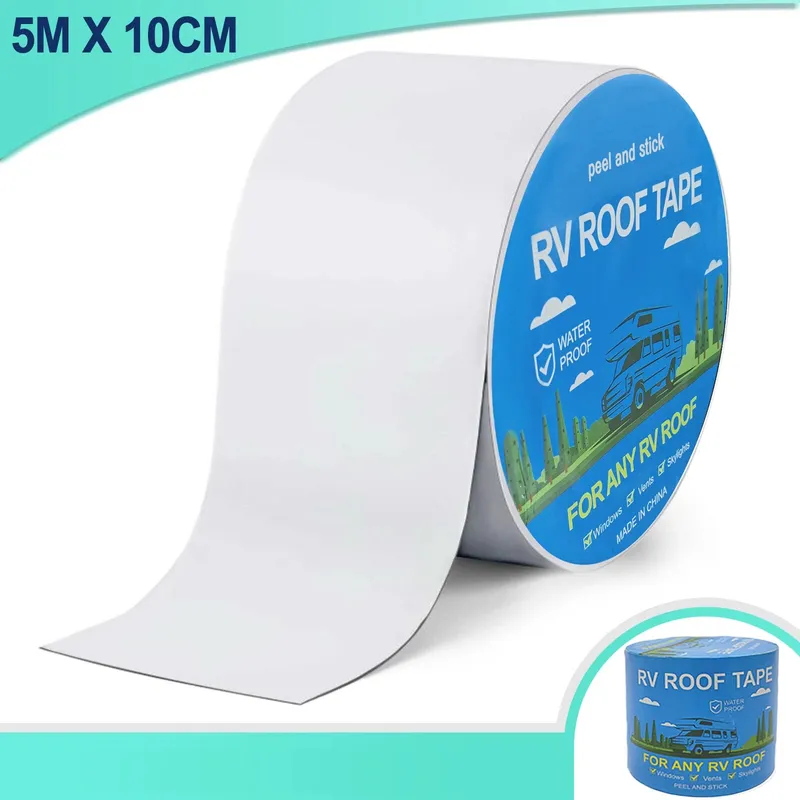 Бутилова Тиксо водоустойчиво за изолация за Покриви - 10см х 5м - RV ROOF TAPE - 0