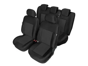 Пълен Комплект Тапицерия Kegel серия Tailore Made за предни и задни седалки на Ford Fiesta 2008-2017 MK7 Черна Текстил