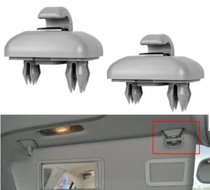 Комплект от 2бр. щипка държач за сенник за VW Audi Skoda сива