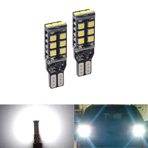 Комплект LED T10 Крушки за Задна Светлина - 6000K Бяла Светлина, 600LM (2 броя)