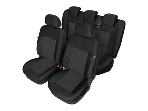 Пълен Комплект Тапицерия Kegel за предни+задни седалки на Ford Focus 2003-2014 Mk2 Mk3 Черна Текстил