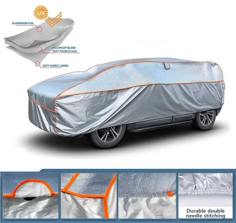 Покривало Против Градушка за SUV/Джип XXL 520x178x120 см – 5мм Защита от Градушка, Дъжд, Сняг и UV Лъчи - 0