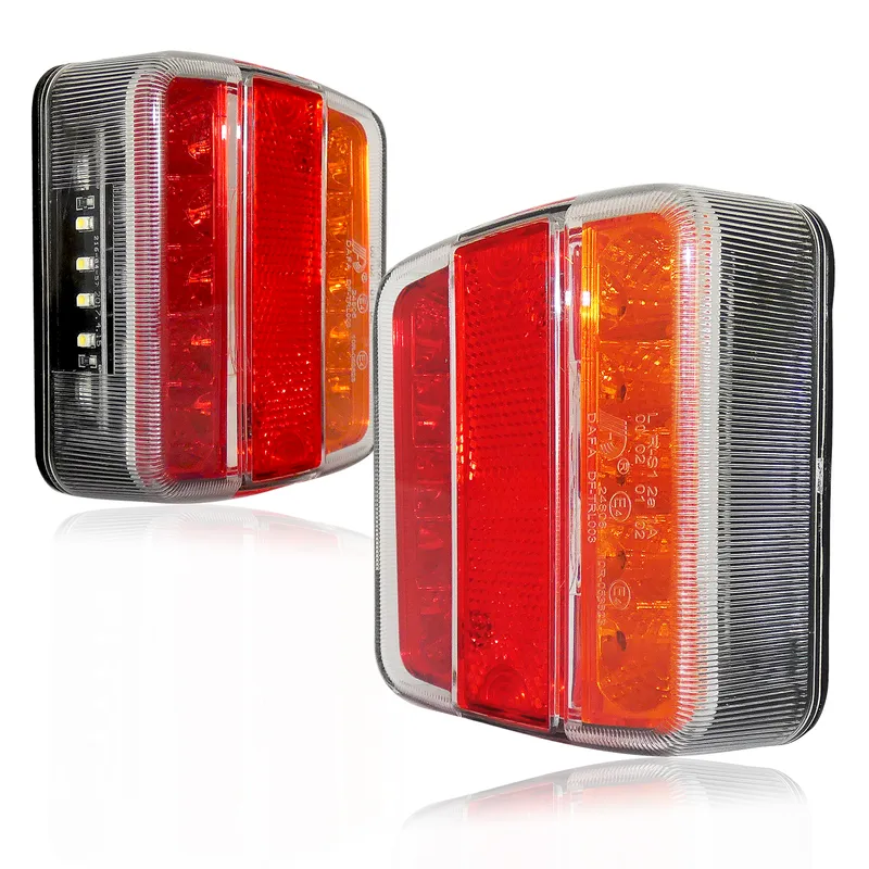Комплект LED Диодни Стопове 12V 24V Волта бус камион ТИР ремарке - 0