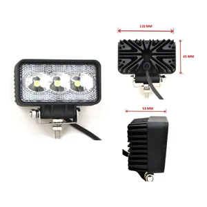 Универсален Мини Лед LED Халоген Фар Работна Лампа 12V - 24V за автомобил офроуд бус ван камион