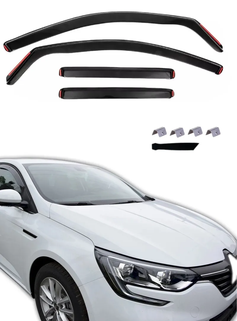 Комплект от 4бр. ветробрани за Renault Megane 4 (Liftback) - 2016-2024 - 0