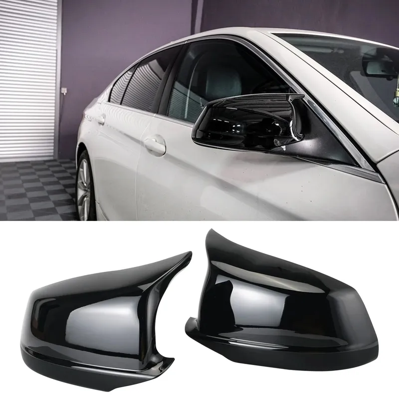 Комплект Batman-Style капаци за странични огледала за BMW 5 6 серия F10 F11 F12 F13 F06 - 0