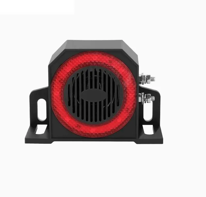Зумер аларма за заден ход с червена светлина 12V - 48V - 0