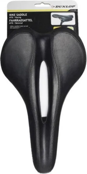 Спортна седалка за велосипед колело 27 x 17cm черна Dunlop
