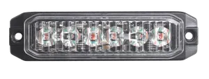 6 LED Блиц Светлина Мигаща Аварийна Лампа За Пътна Помощ Жълта 12V - 24V
