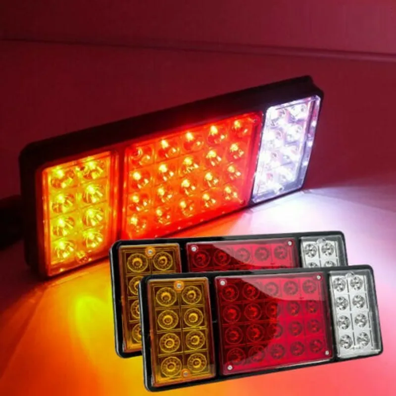 Комплект LED Стопове с 4 Функции - 12V - за ремаркета каравани селскостопански превозни средства - 0