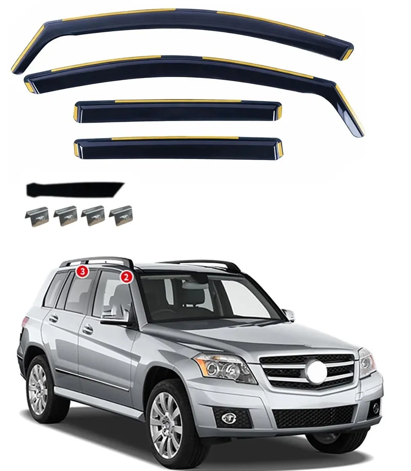 Комплект от 4бр. ветробрани за Mercedes Benz GLK X204 2008-2015 - 0
