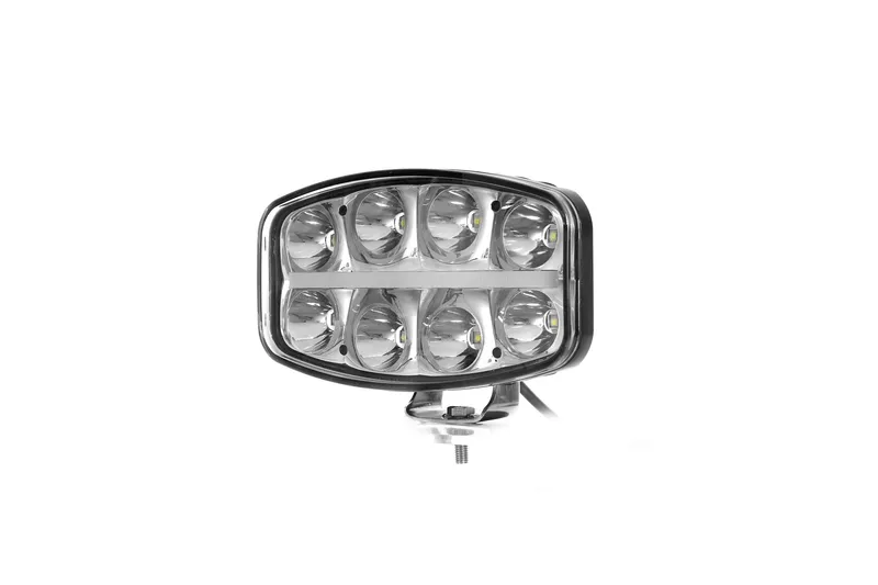 Нов мощен 64W LED Лед Фар Халоген с Три Функции Неон Neon ефект 12-24V Бяла светлина 6500LM - 0