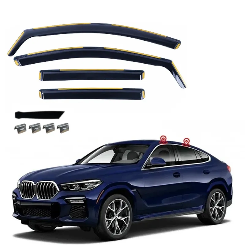 Комплект от 4бр. ветробрани за BMW X6 G06 2019 - 2025 г. - 0