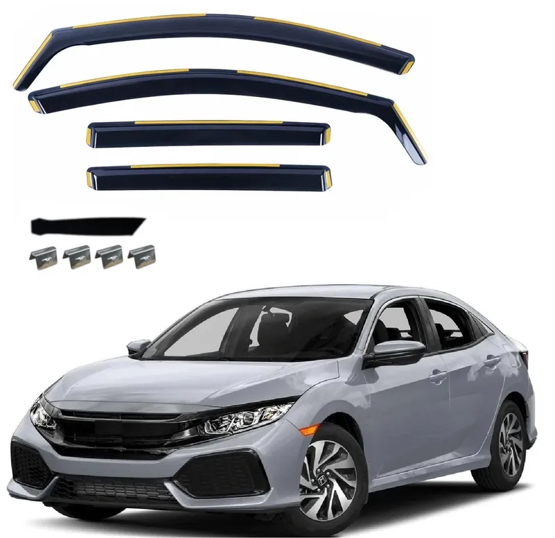 Комплект от 4бр. ветробрани за HONDA CIVIC X Hatchback / Type-R FK8 2016-2022 - 0