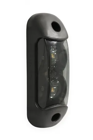 Опушен LED габарит, токос, 12V-24V, бяла, червена и оранжева светлина - за ремаркета, платформи, камиони и др.