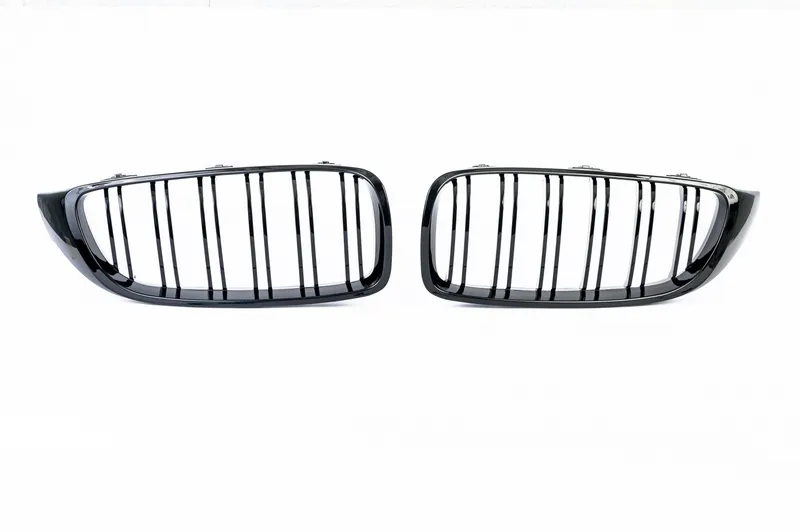 Бъбреци Решетки За БМВ BMW F32 F33 F36 Черен Гланц М4 Тип След 2013 - 0