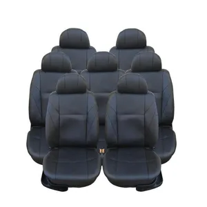 Калъфи тапицерия за VW Touran, Sharan, Ford Galaxy, Citroen C8, Peugeot 307SW, Citroen C4 Grand Picasso, Peugeot 806, 807, Еко кожа, Черен