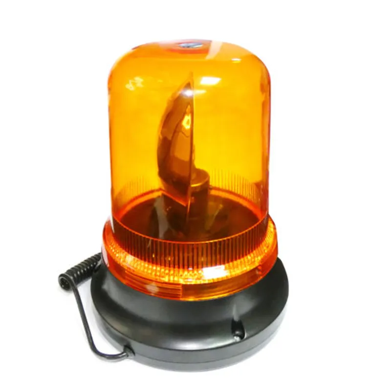 12V Сигнална Аварийна Лампа С Халогенна Крушка Маяк Буркан С Магнит - 0