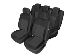 Пълен Комплект Тапицерия Kegel серия Tailore Made за предни и цяла задна седалка на Opel Corsa E 2014-2019 Черна Текстил