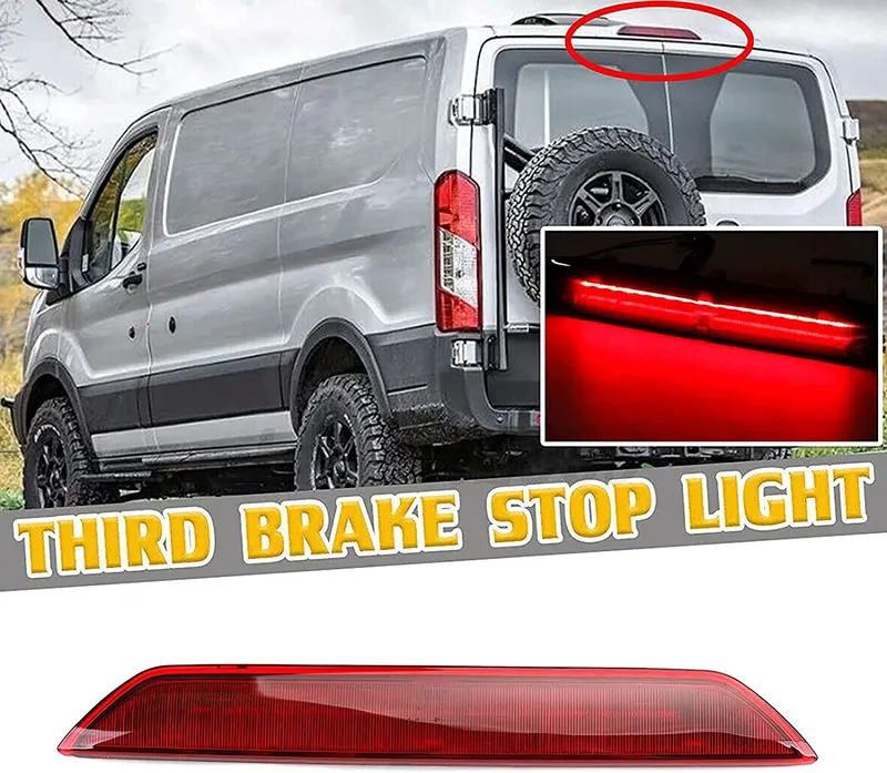 Трети стоп, задна светлина за Ford Transit 150 250 350 MK8 Custom 2012+ JK4V-13N408-AA / JK4V-15425-AA - 0