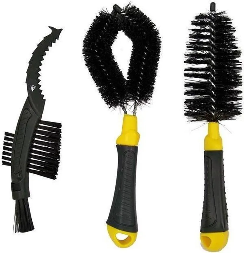 Комплект от 3бр. четки за почистване за велосипед колело Dunlop - 0