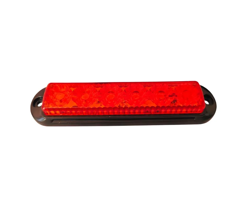 LED аварийна / сигнална лампа (Flash) – Червена 6 Диода 4 режима 12V-24V - 0