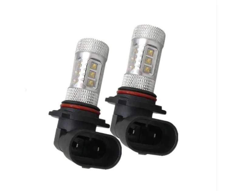 Комплект LED Диодни Крушки С Лупа HB4 9006 За Халогени - 0