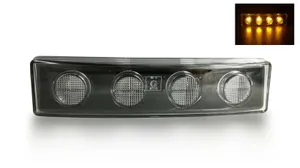 1бр Оранжев LED преден габарит маркер за Скания Scania- 180mm x 40 mm с букса