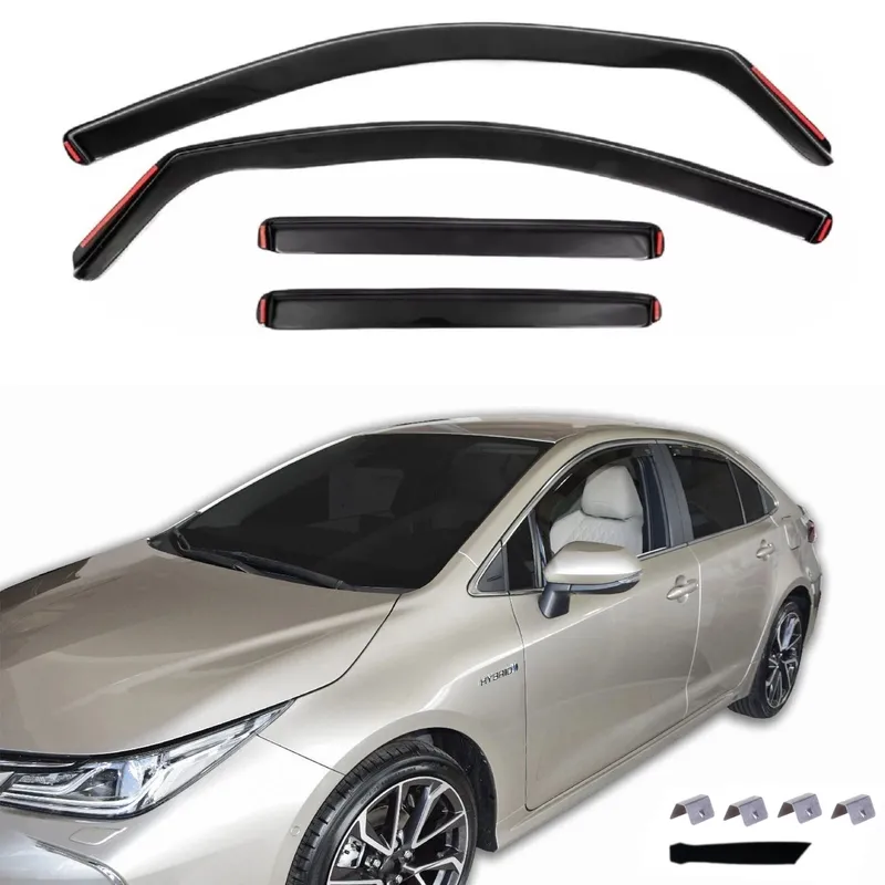 Комплект от 4бр. ветробрани за Toyota Corolla (12-Gen) Седан 2018+ - 0