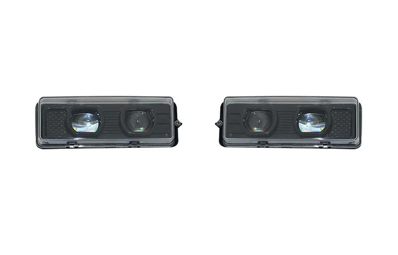 Комплект LED Халогени / Фарове за мъгла с двойна лупа за DAF XF95, 75CF, 85CF – OEM 1328860 / 1328861 - 0