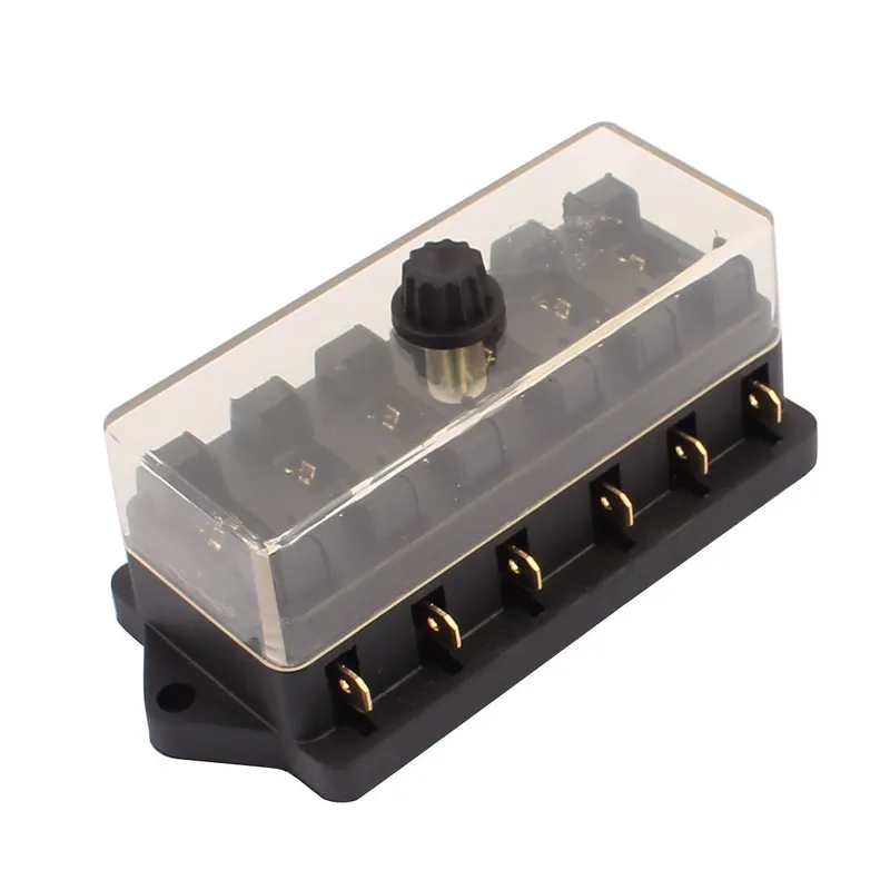 Кутия Легло за бушони с 6бр. гнезда 12V - 32V - 0