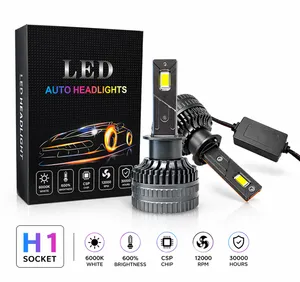 Комплект LED крушки H1 – 12V-24V 60W 6500LM 6000K CANBUS без грешки