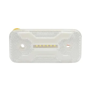 Бял LED Габарит / Маркер X Neon ефект – 30 диода 2 функции 12V/24V