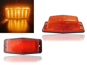 LED Лед Диоден Габарит Маркер Мигач 130мм 12V - 24V за Камион Трактор Багер Селскостопански Машини и Др.